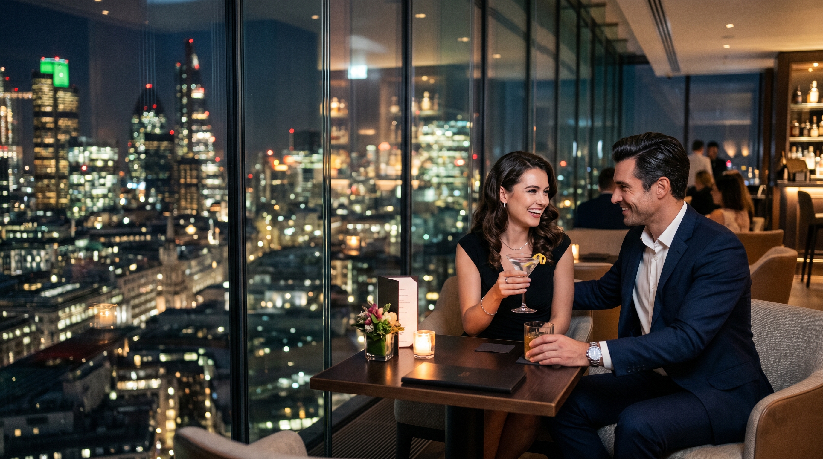 Sugar dating — rooftop couple